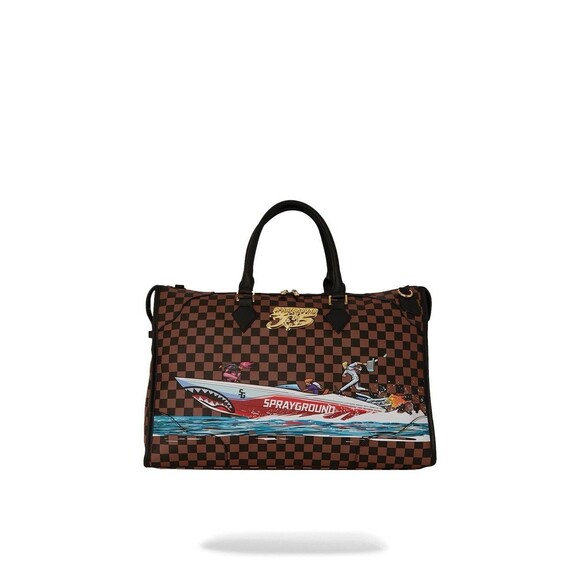 Sprayground  305 Speedboat Getaway Pyramid Duffle - Picture 1 of 8